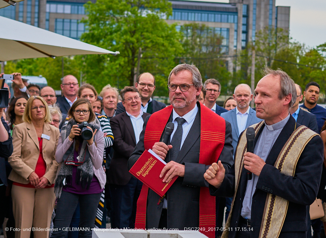 11. Mai 2017 - Grundsteinlegung für die LOGE und dem Kulturquadrat in Neuperlach